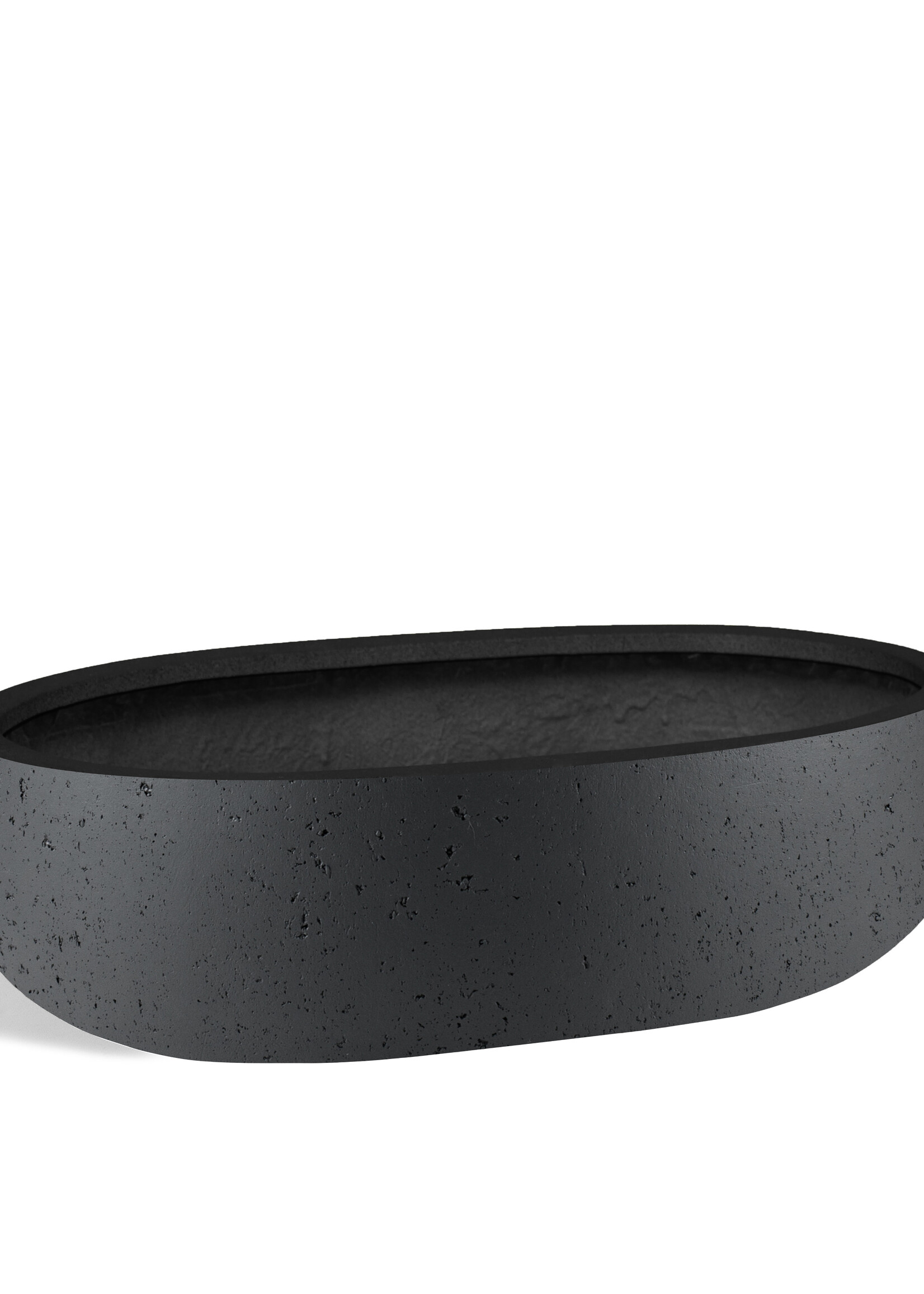 Luca Lifestyle - Grigio Pflanzkübel ''Grigio Longtail'' Anthrazit Rund Fiberglas