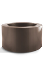 Metallico Pflanzkübel "Metallico Mia" Marrone Rund Aluminium