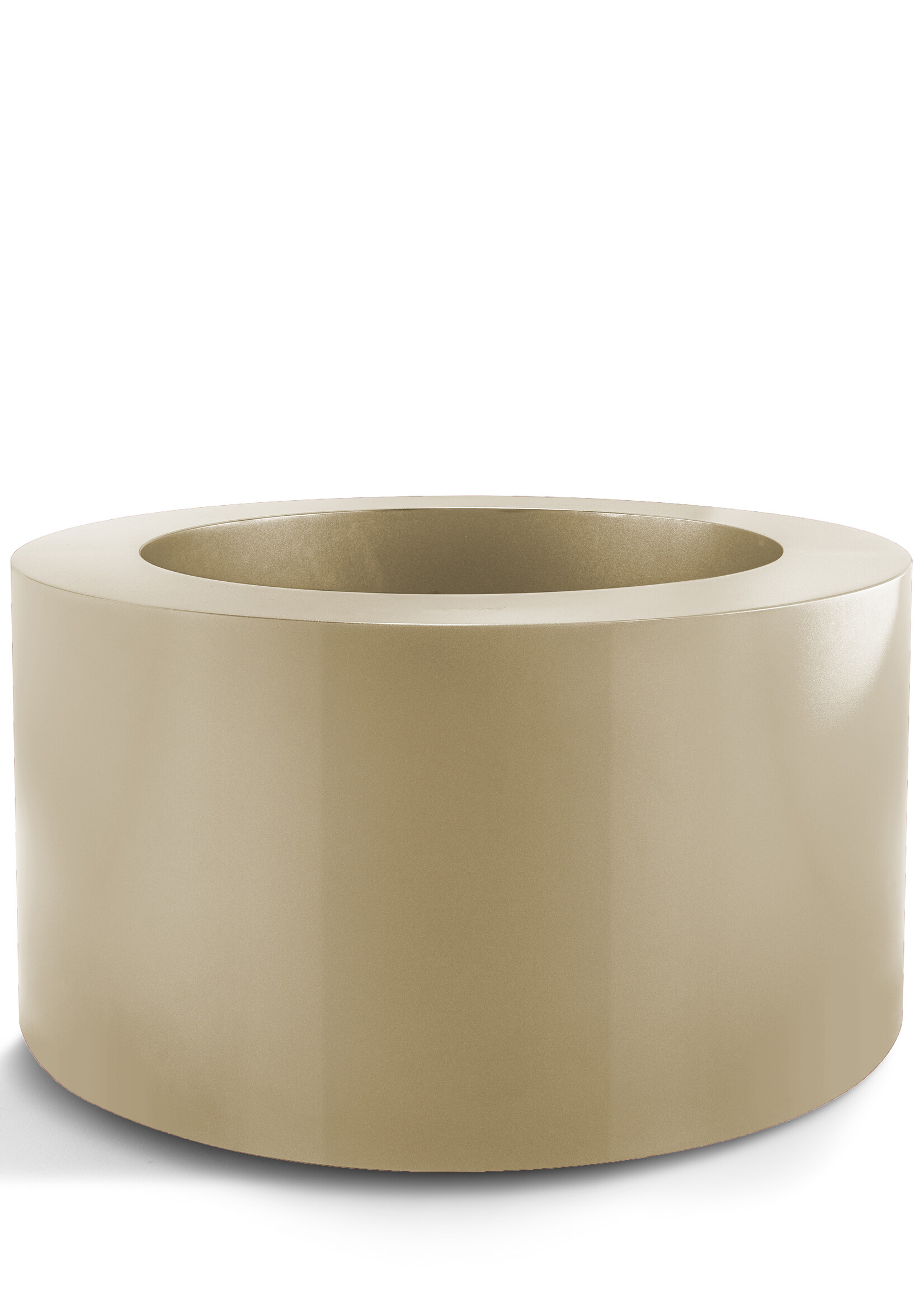 Metallico Pflanzkübel "Metallico Mia" Sabbia Rund Aluminium