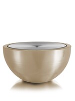 Metallico Wasserbrunnen "Metallico Fontana" Sabbia Rund Aluminium - 90x90x45cm - F1160-SAB