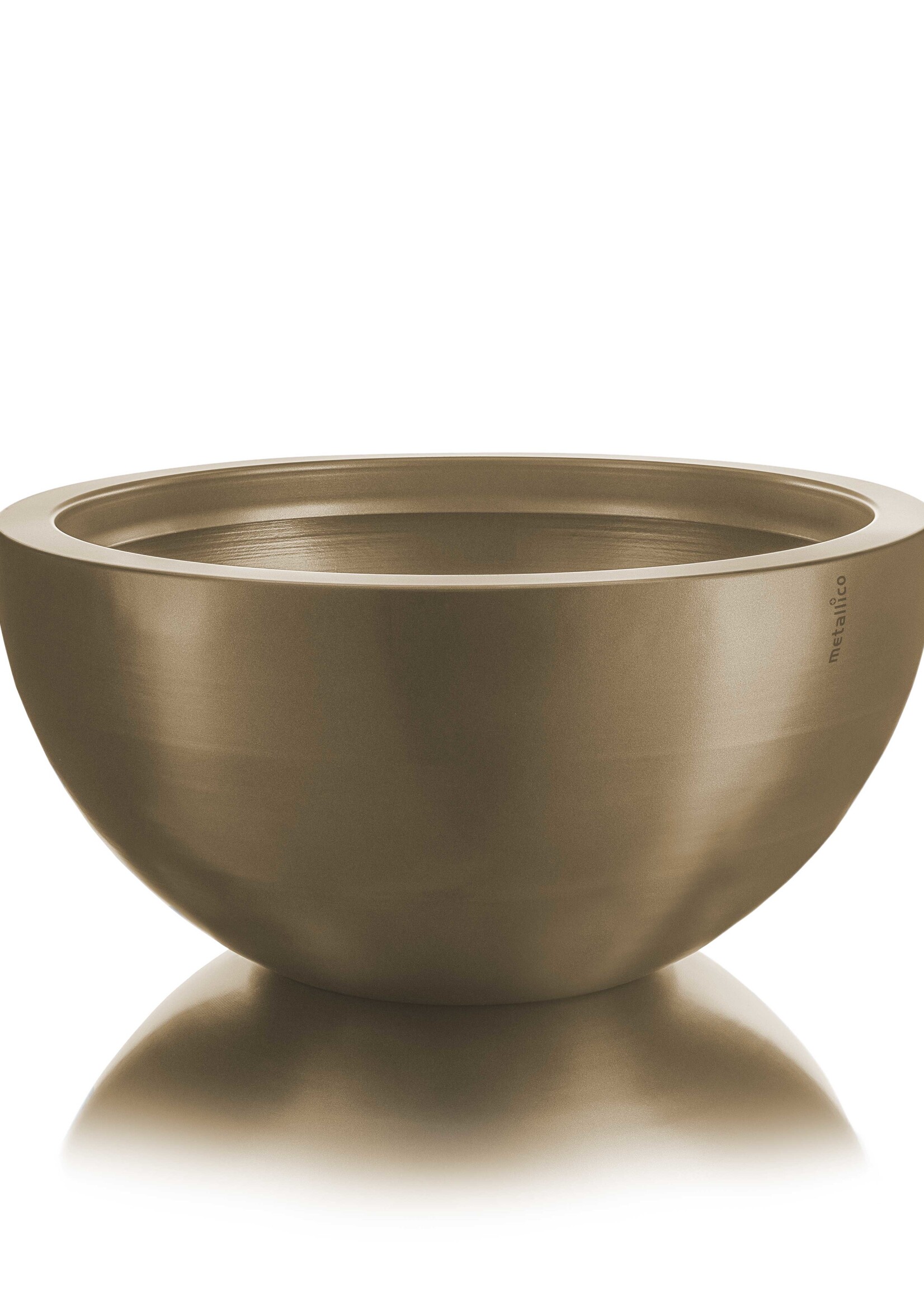 Metallico Pfanzkübel "Metallico Olivia" Guarani Rund Aluminium