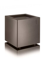 Metallico Pflanzkübel ''Metallico Enzo Cube'' Marrone Quadratisch Chromstahl