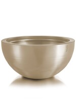 Metallico Pfanzkübel "Metallico Olivia" Sabbia Rund Aluminium