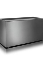 Metallico Pflanzkasten ''Metallico Luca Box'' Anthrazit Rechteckig Chromstahl