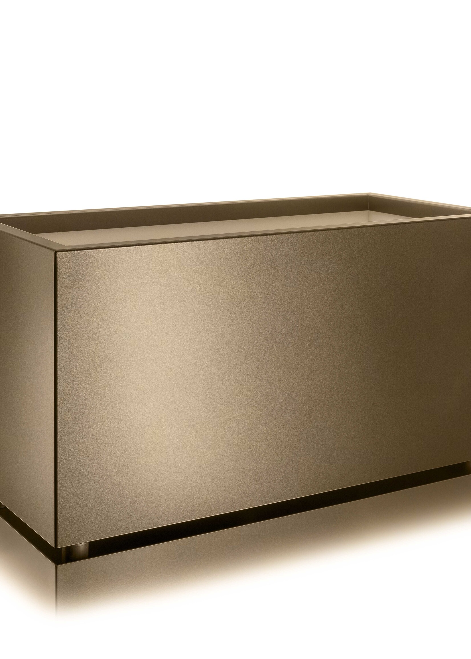 Metallico Pflanzkasten ''Metallico Luca Box'' Guarani Rechteckig Chromstahl