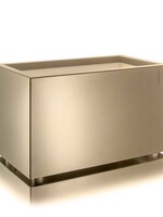 Metallico Pflanzkasten ''Metallico Nico Box'' Sabbia Rechteckig Chromstahl