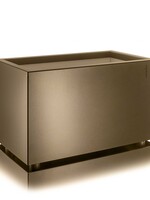 Metallico Pflanzkasten ''Metallico Nico Box'' Guarani Rechteckig Chromstahl