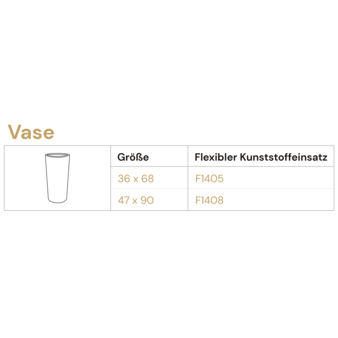 Pflanzkübel "Argento Vase" Weiß Matt Rund Fiberglas