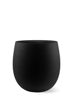 Luca Lifestyle - Argento Pflanzkübel "Argento Balloon" Schwarz Rund Fiberglas