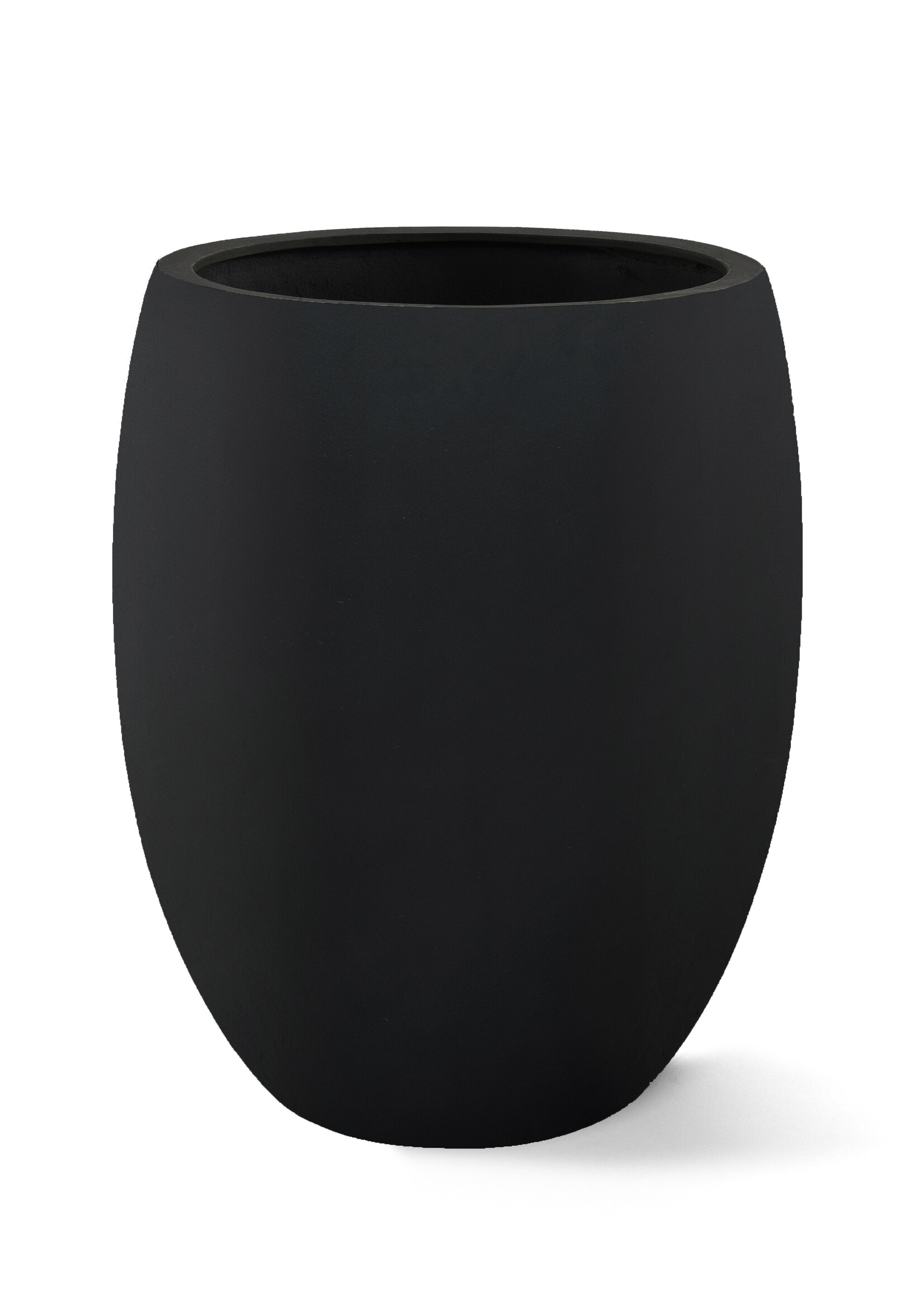Luca Lifestyle - Argento Pflanzkübel "Argento Tall Balloon" Schwarz Rund Fiberglas