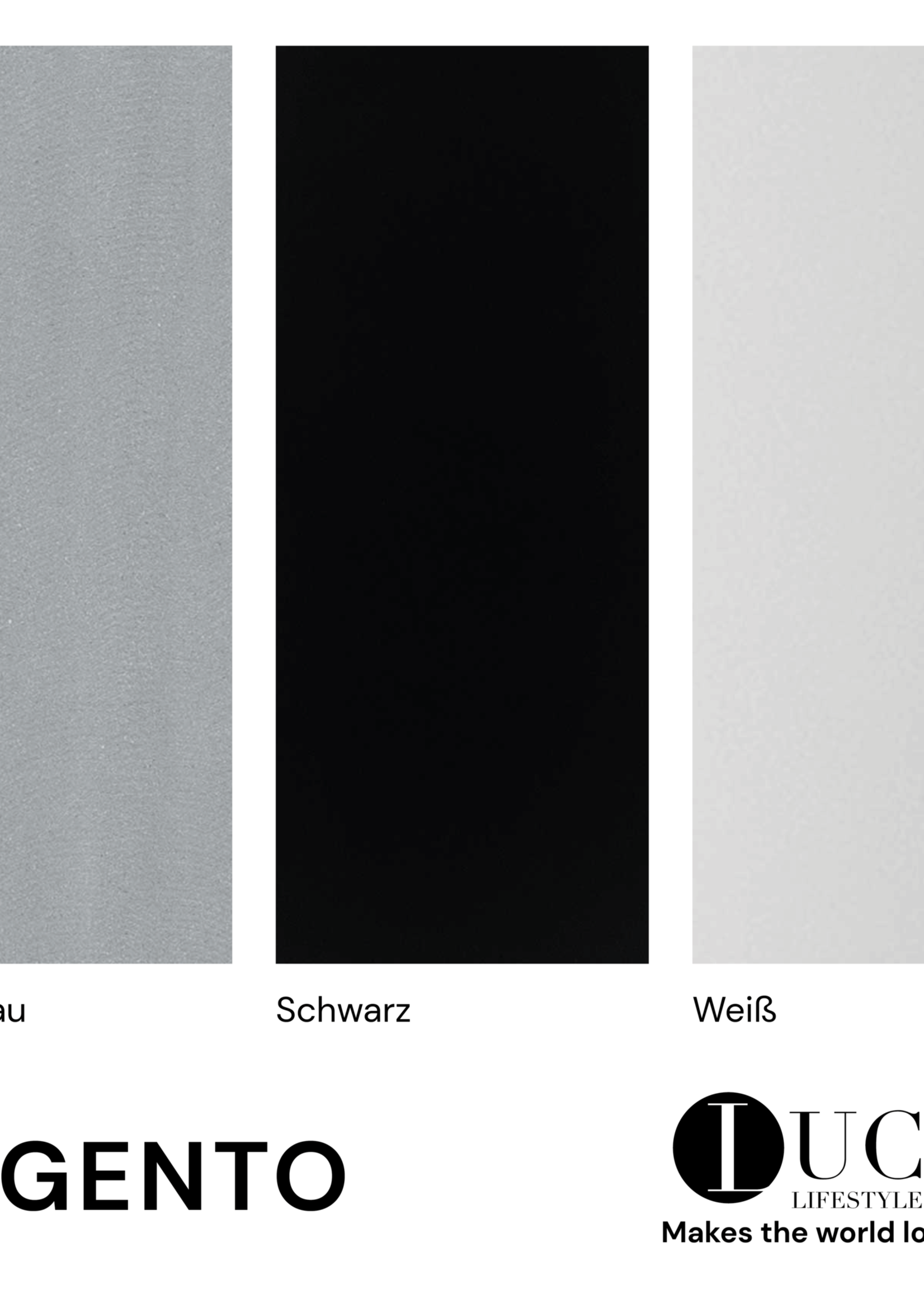 Luca Lifestyle - Argento Pflanzkübel "Argento Tall Balloon" Betongrau Rund Fiberglas