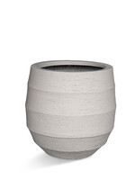 Luca Lifestyle - Bordo Pflanzkübel "Bordo Balloon" Sand Rund Fiberglas