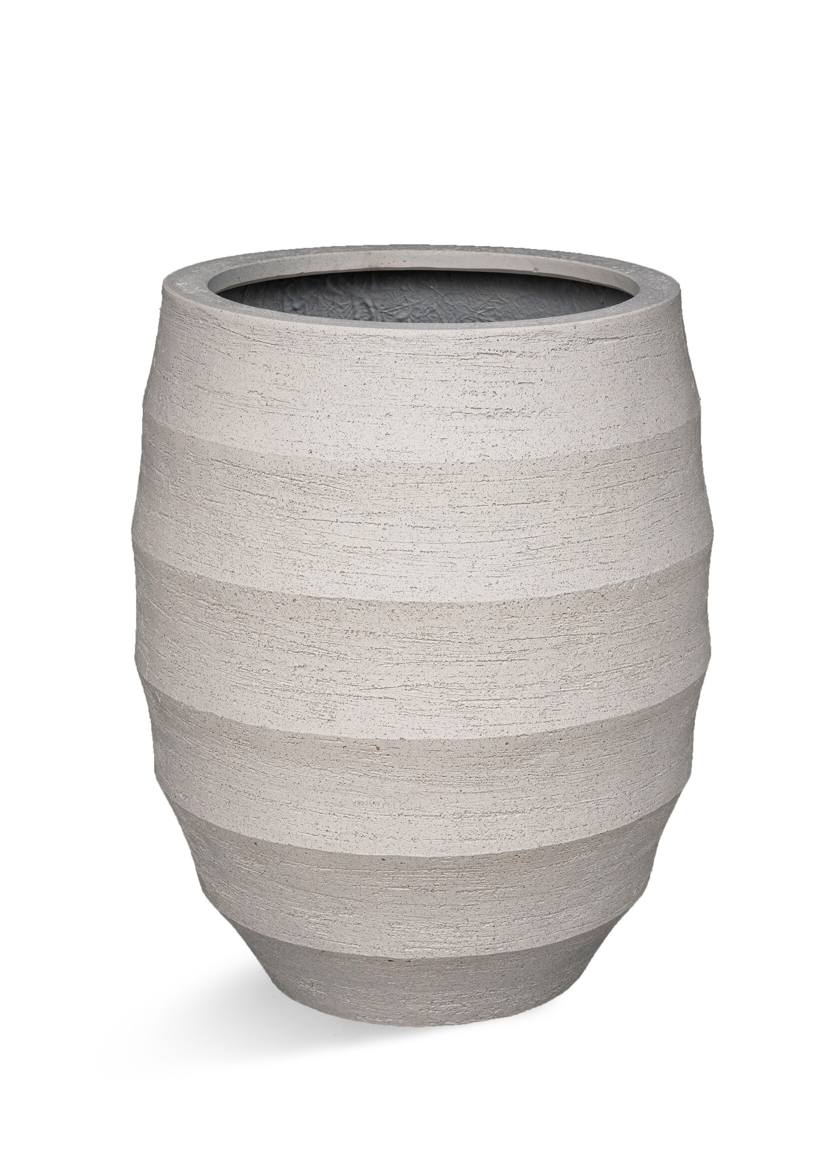 Luca Lifestyle - Bordo Pflanzkübel "Bordo Tall Balloon" Sand Rund Fiberglas