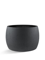 Luca Lifestyle - Grigio Pflanzkübel ''Grigio Modern Bowl'' Anthrazit Rund Fiberglas
