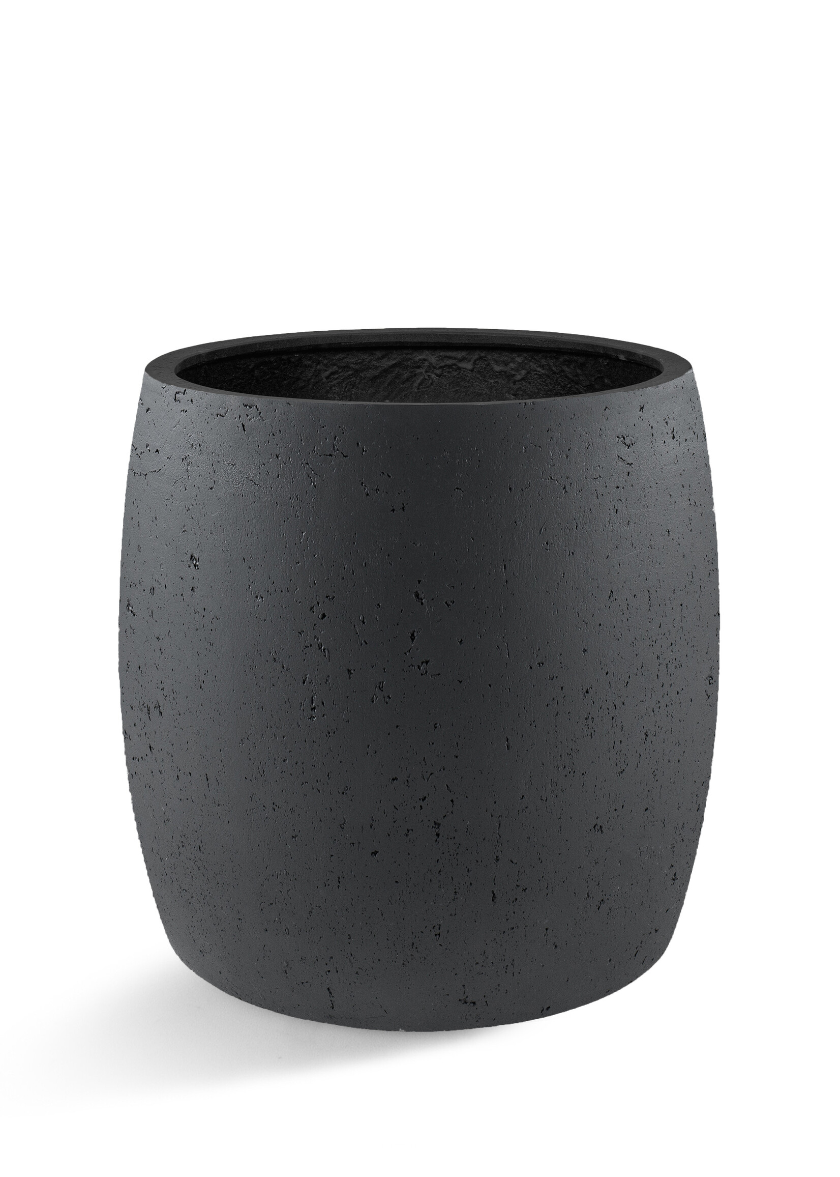 Luca Lifestyle - Grigio Pflanzkübel ''Grigio Modern Pot'' Anthrazit Rund Fiberglas