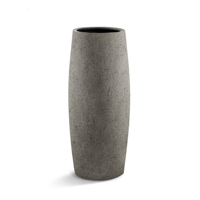 Pflanzkübel ''Grigio Modern Vase'' Grau Rund Fiberglas