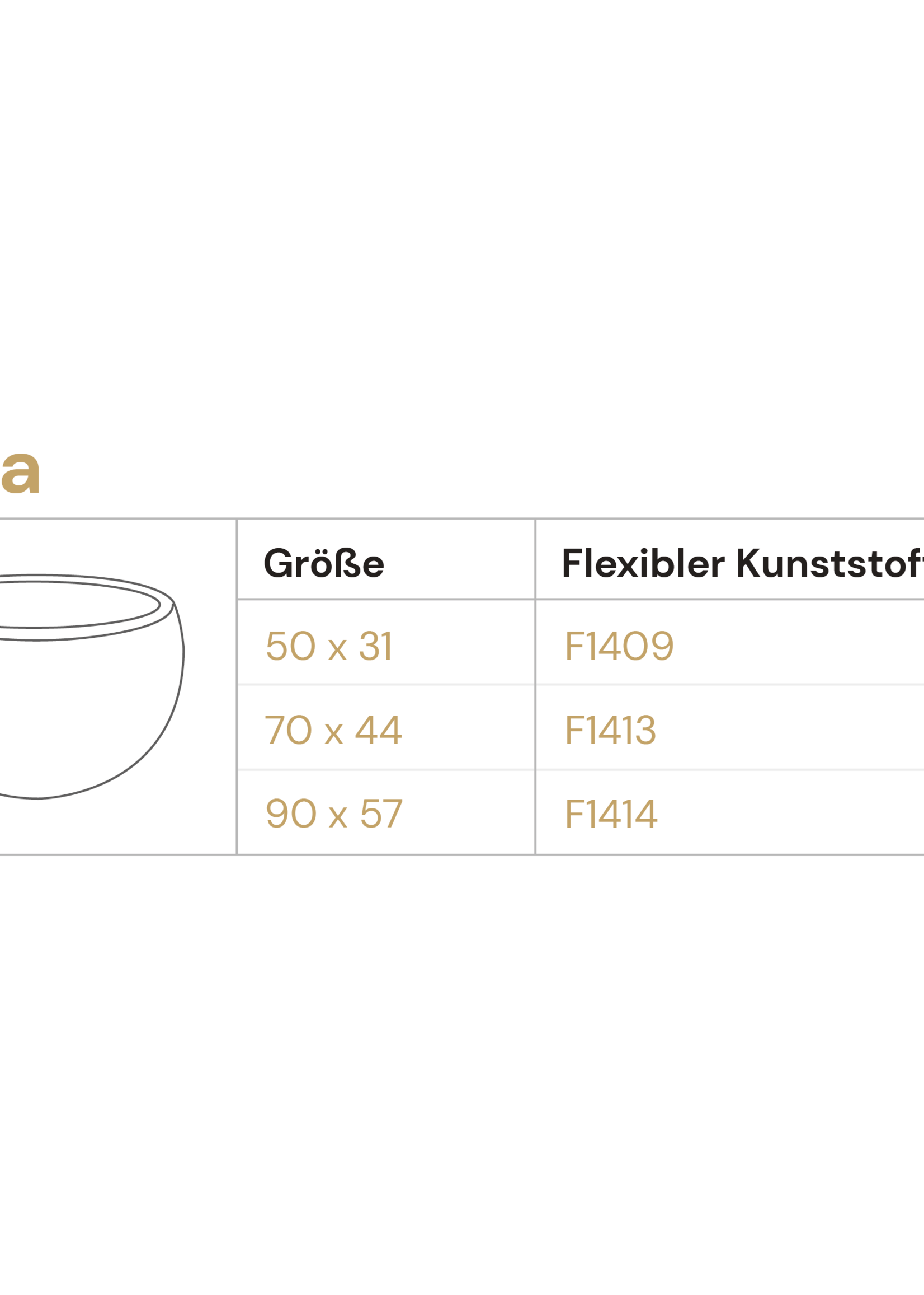 Luca Lifestyle - Terreno Pflanzkübel "Terreno Elena" Sand Rund Fiberglas