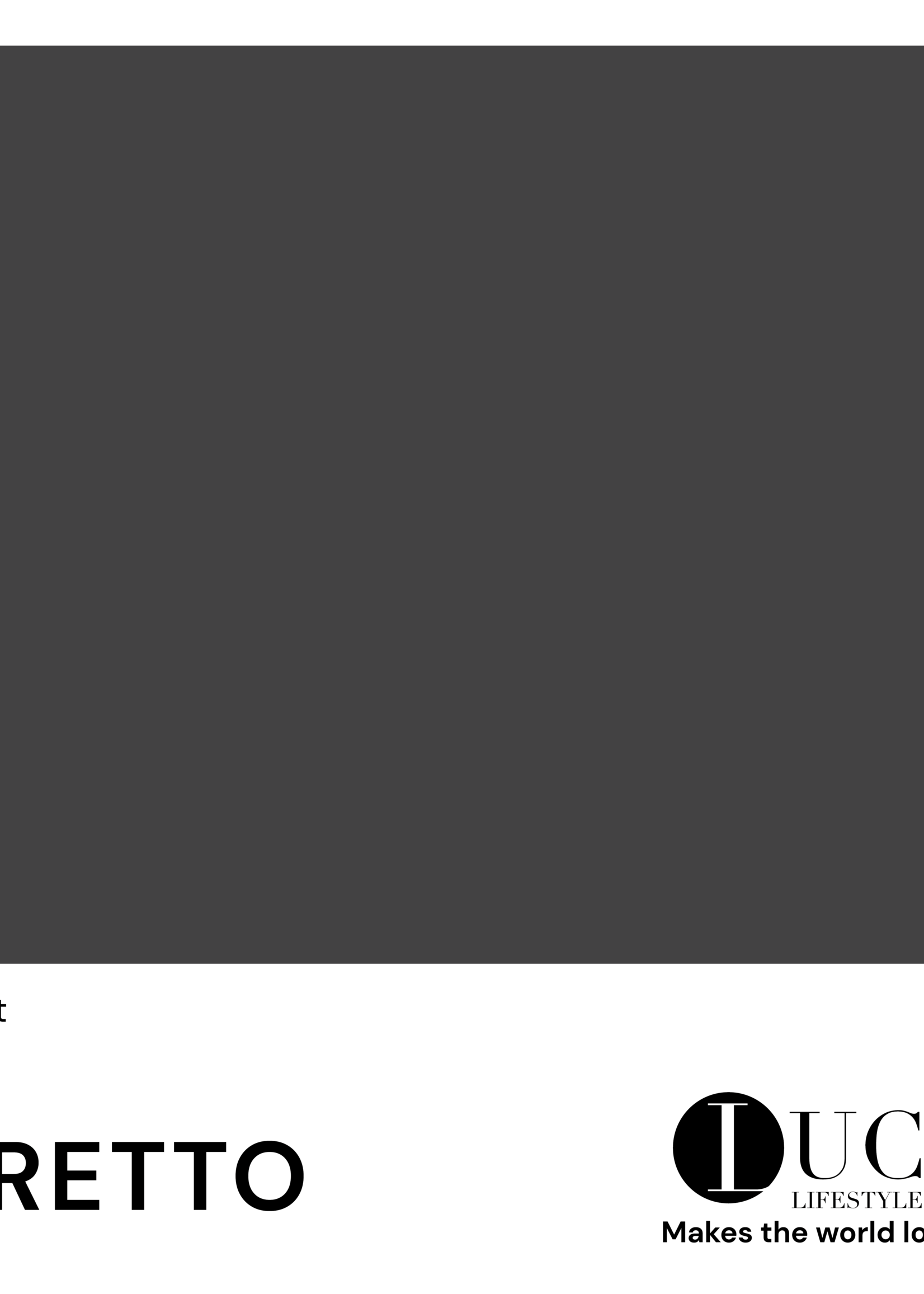 Luca Lifestyle - Stretto Pflanzkübel ''Stretto Vase'' Anthrazit Rund Polyester