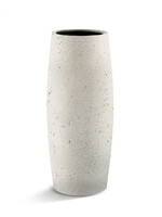 Luca Lifestyle - Grigio Pflanzkübel ''Grigio Modern Vase'' Creme Weiß Rund Fiberglas