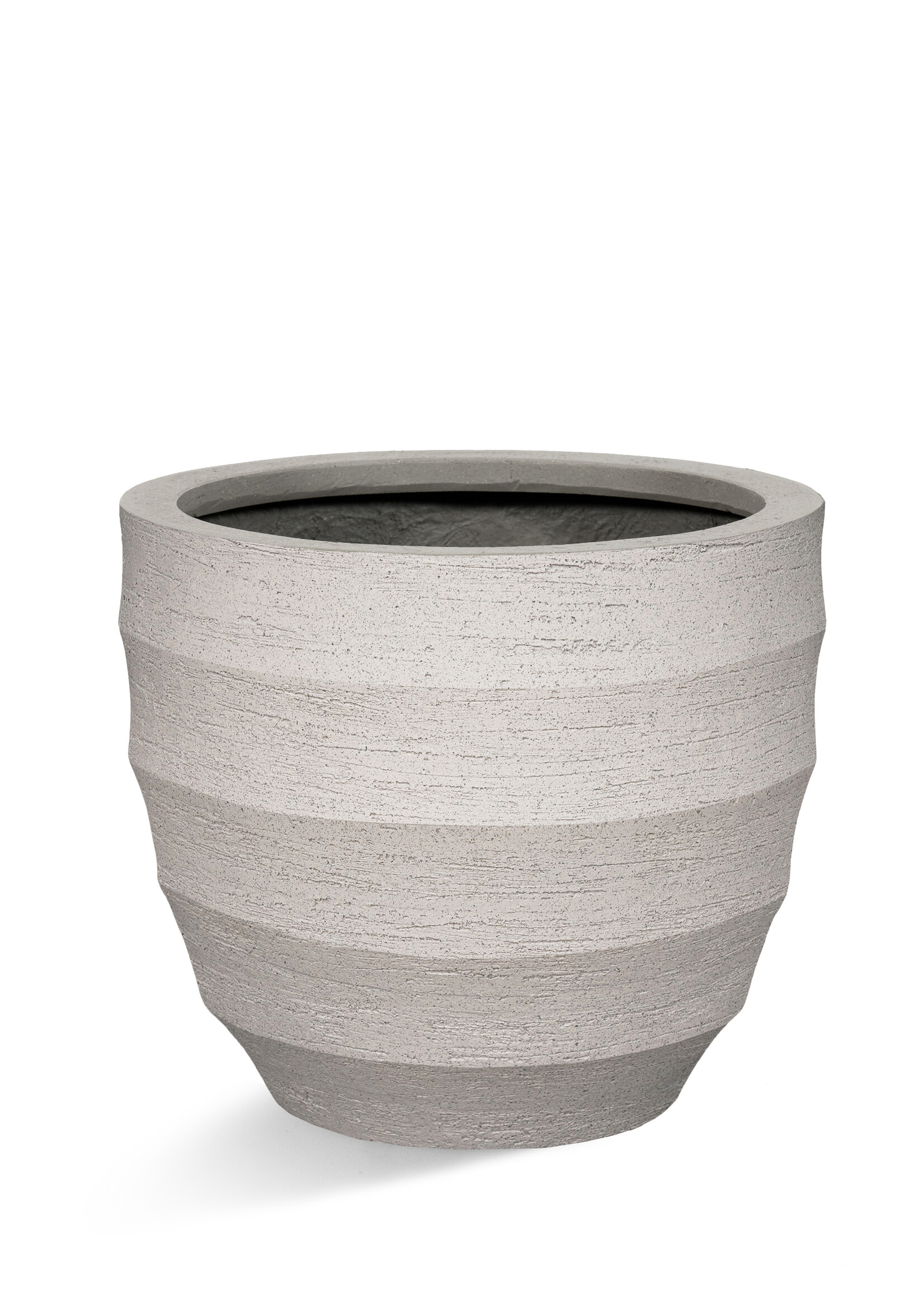 Luca Lifestyle - Bordo Pflanzkübel "Bordo New Egg Pot" Sand Rund Fiberglas