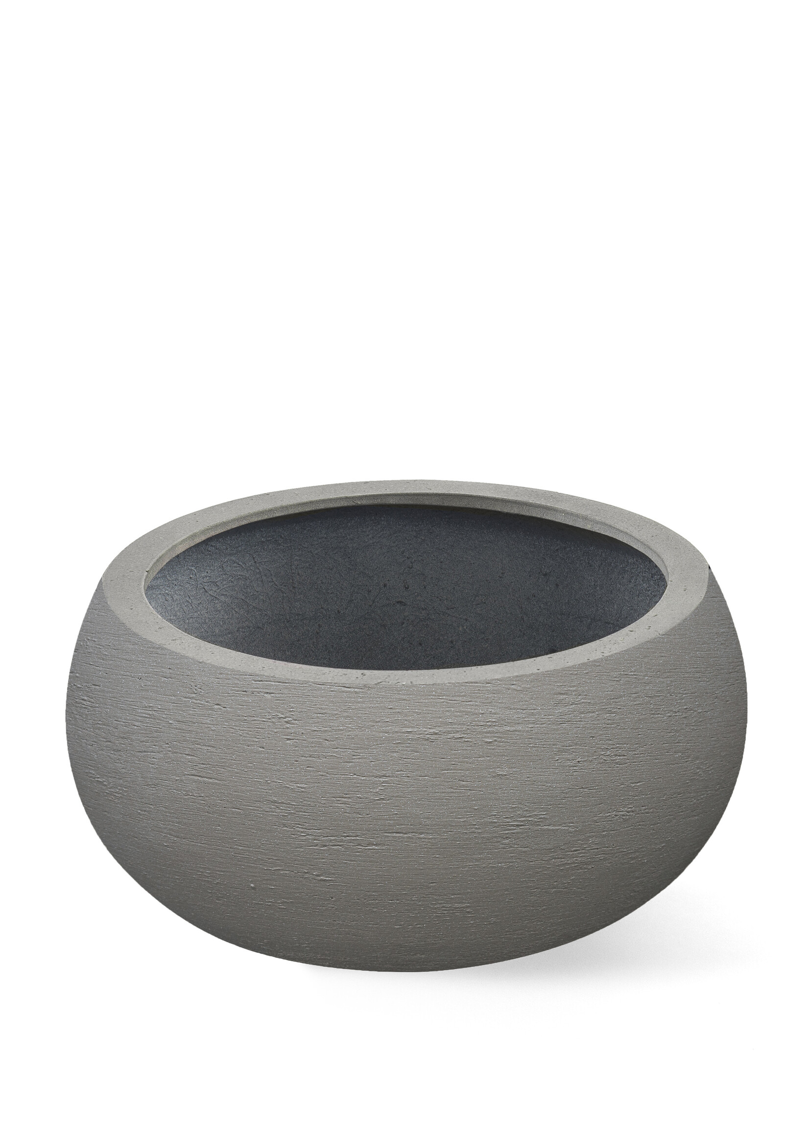 Luca Lifestyle - Terreno Pflanzkübel "Terreno Low Balloon" Clay Rund Fiberglas