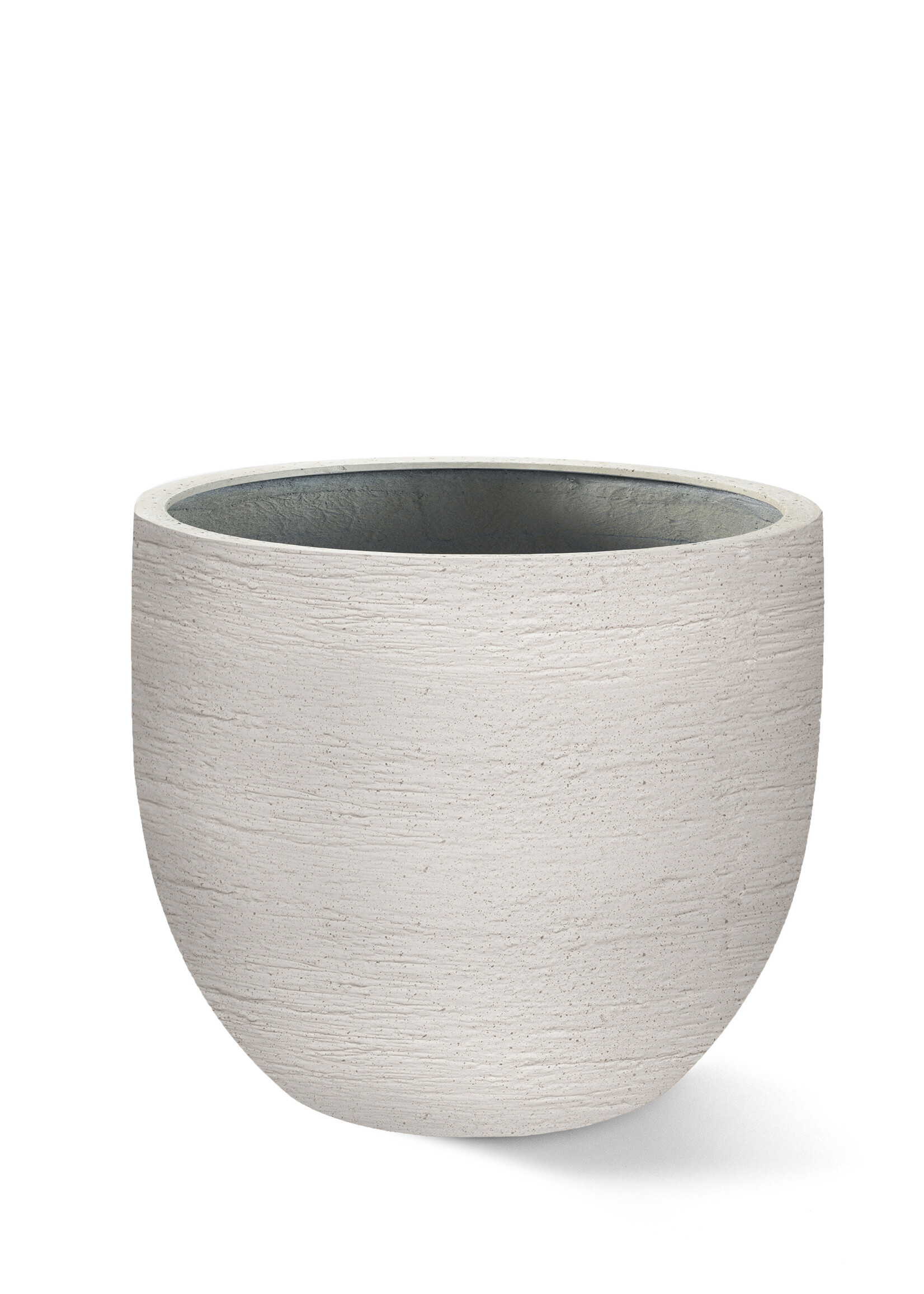 Luca Lifestyle - Terreno Pflanzkübel "Terreno New Egg Pot" Sand Rund Fiberglas