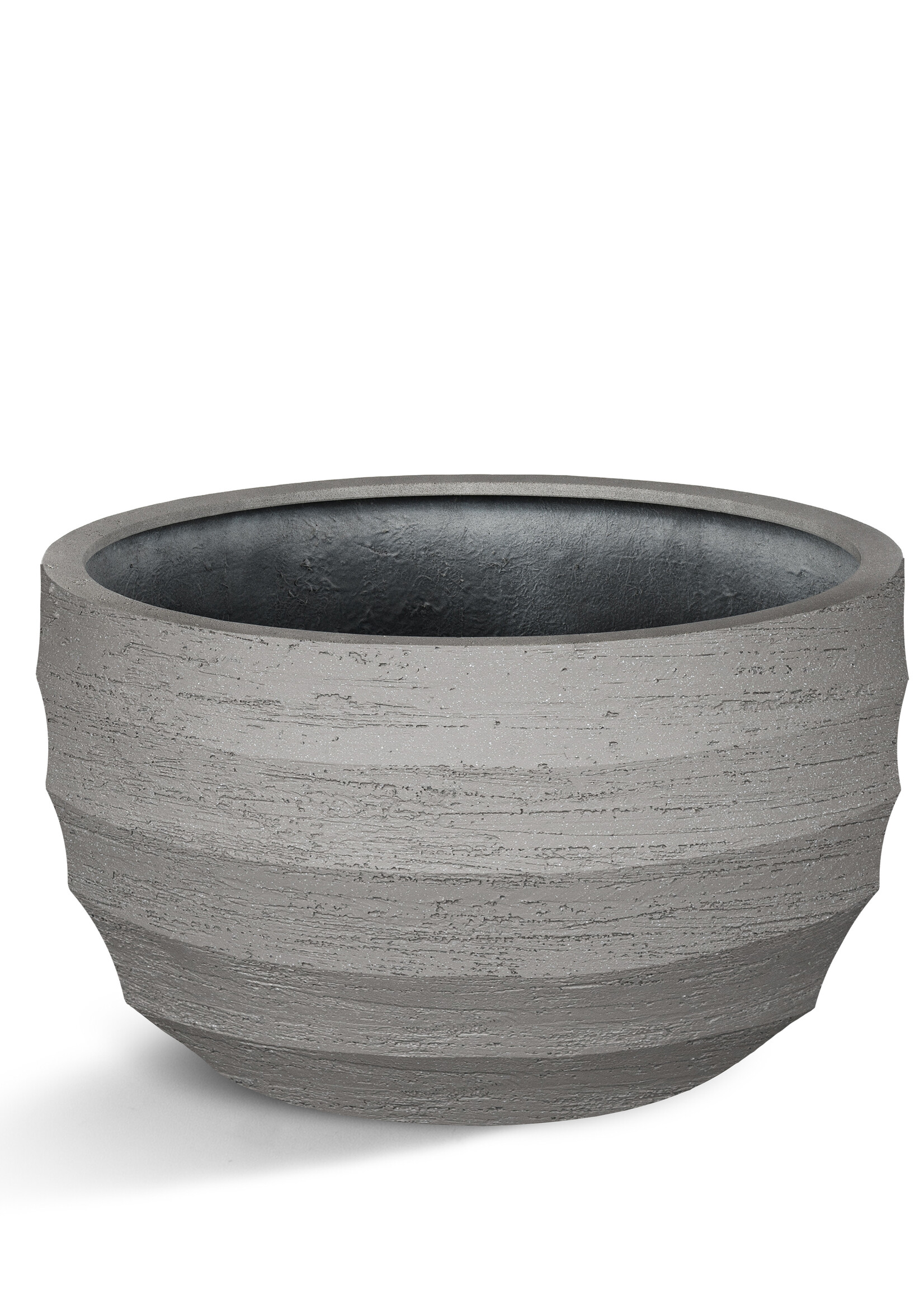 Luca Lifestyle - Bordo Pflanzkübel "Bordo New Egg Pot Low" Clay Rund Fiberglas