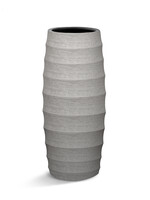 Luca Lifestyle - Bordo Pflanzkübel "Bordo Modern Vase" Clay Rund Fiberglas