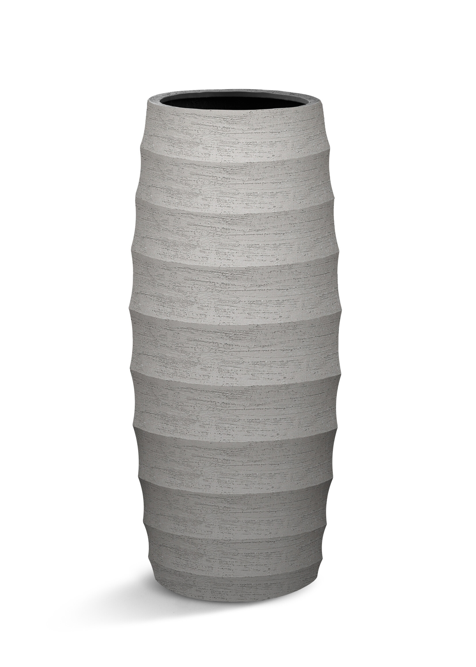 Luca Lifestyle - Bordo Pflanzkübel "Bordo Modern Vase" Clay Rund Fiberglas