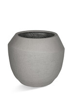 Luca Lifestyle - Ruvido Pflanzkübel "Ruvido Combi" Clay Rund Fiberglas