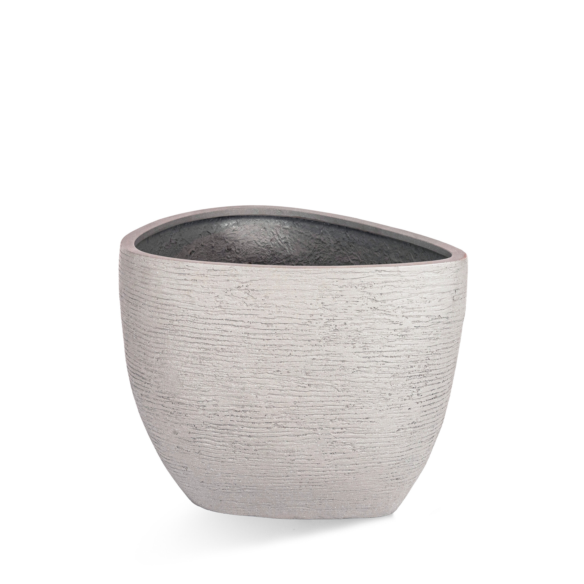 Pflanzkübel Ruvido Organic Sand Fiberglas - Pflanzkübelonline.de