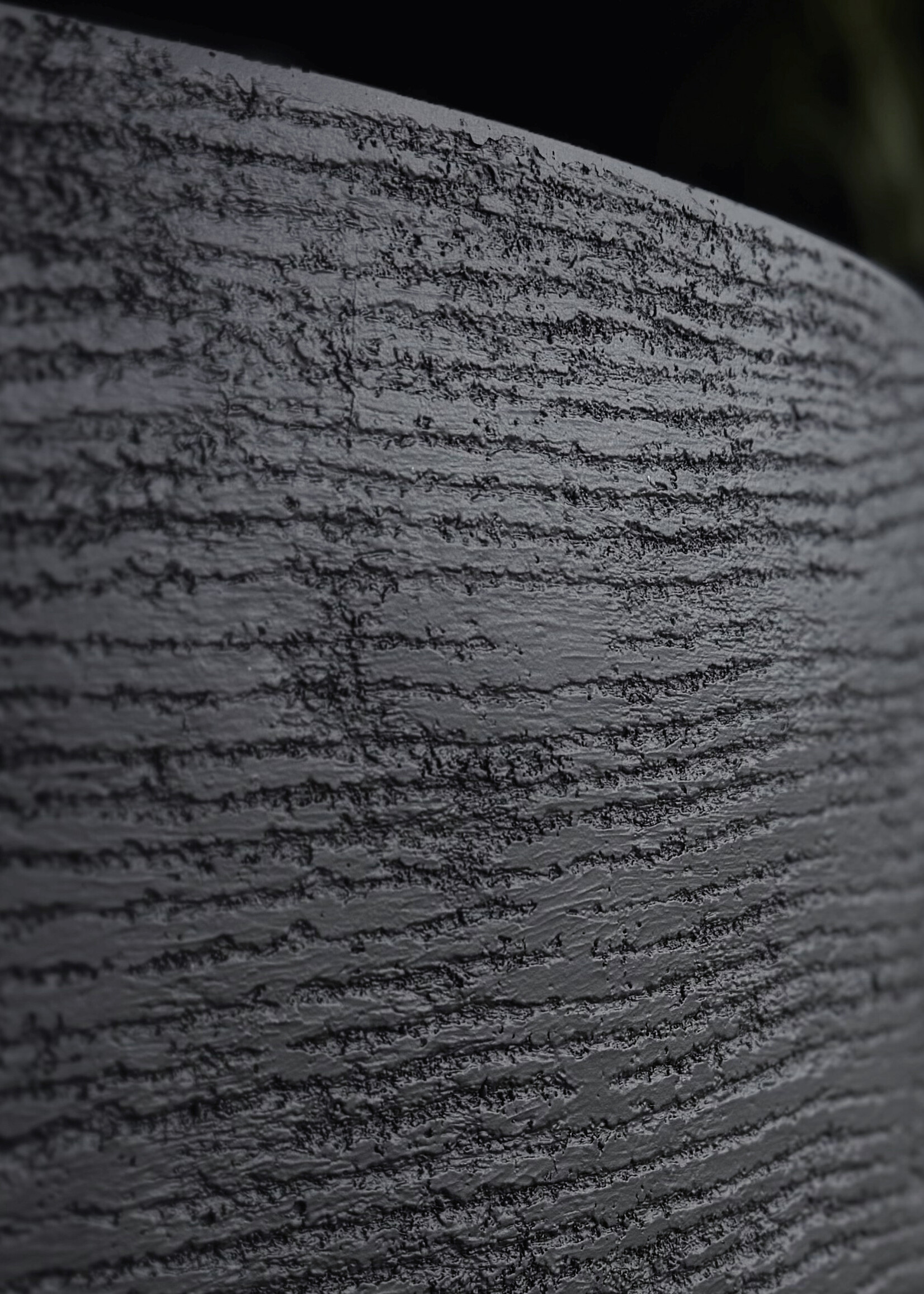 Luca Lifestyle - Ruvido Pflanzkübel "Ruvido Organic" Earth Rund Fiberglas