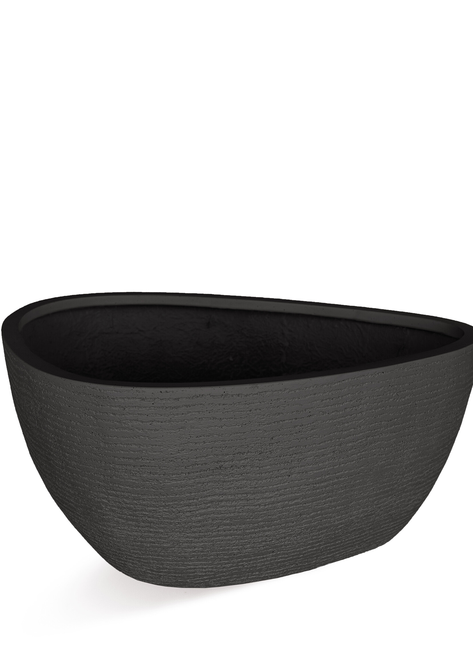 Luca Lifestyle - Ruvido Pflanzkübel "Ruvido Organic Low" Earth Rund Fiberglas