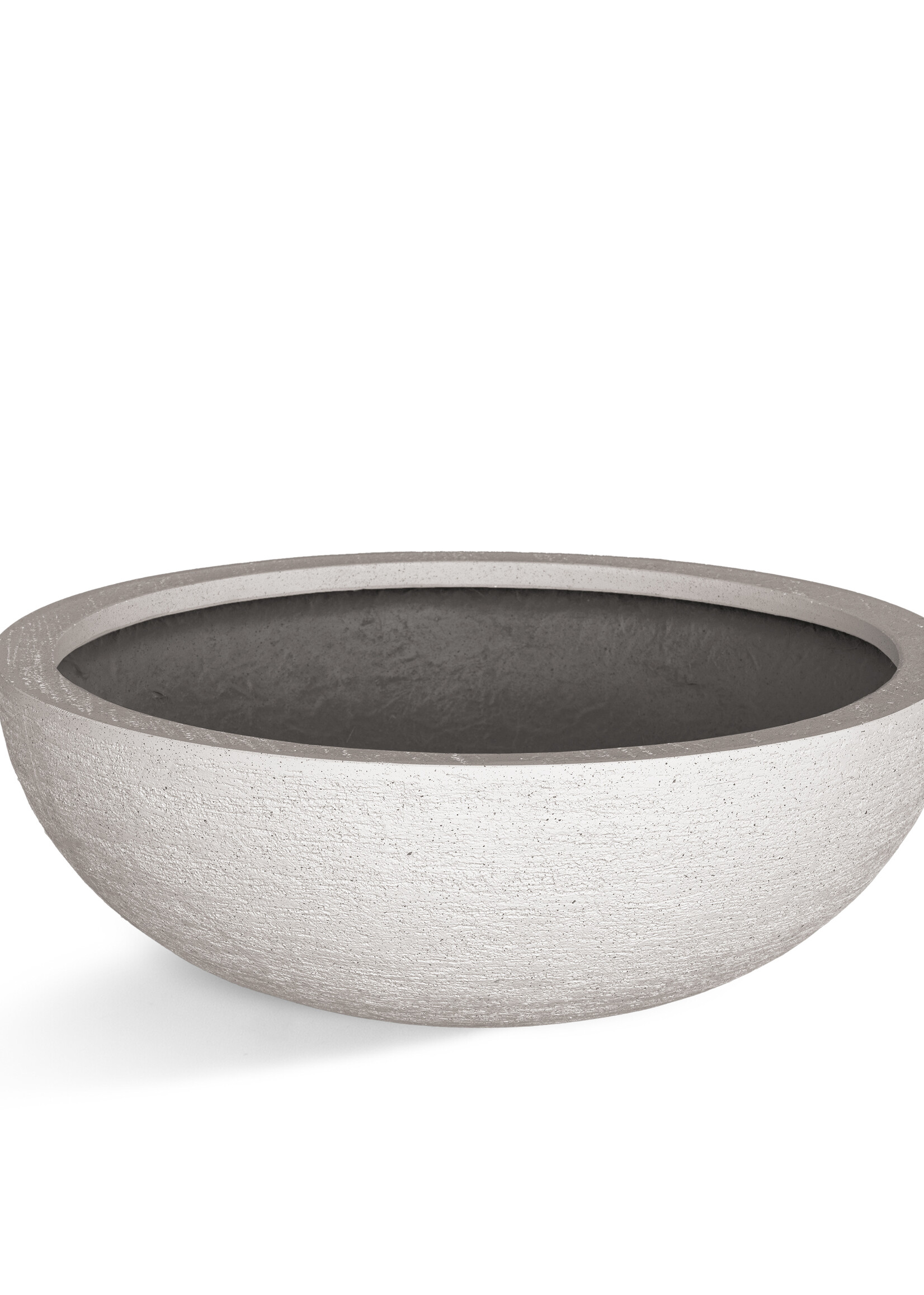 Luca Lifestyle - Terreno Pflanzkübel ''Terreno Bowl'' Sand Rund Fiberglas