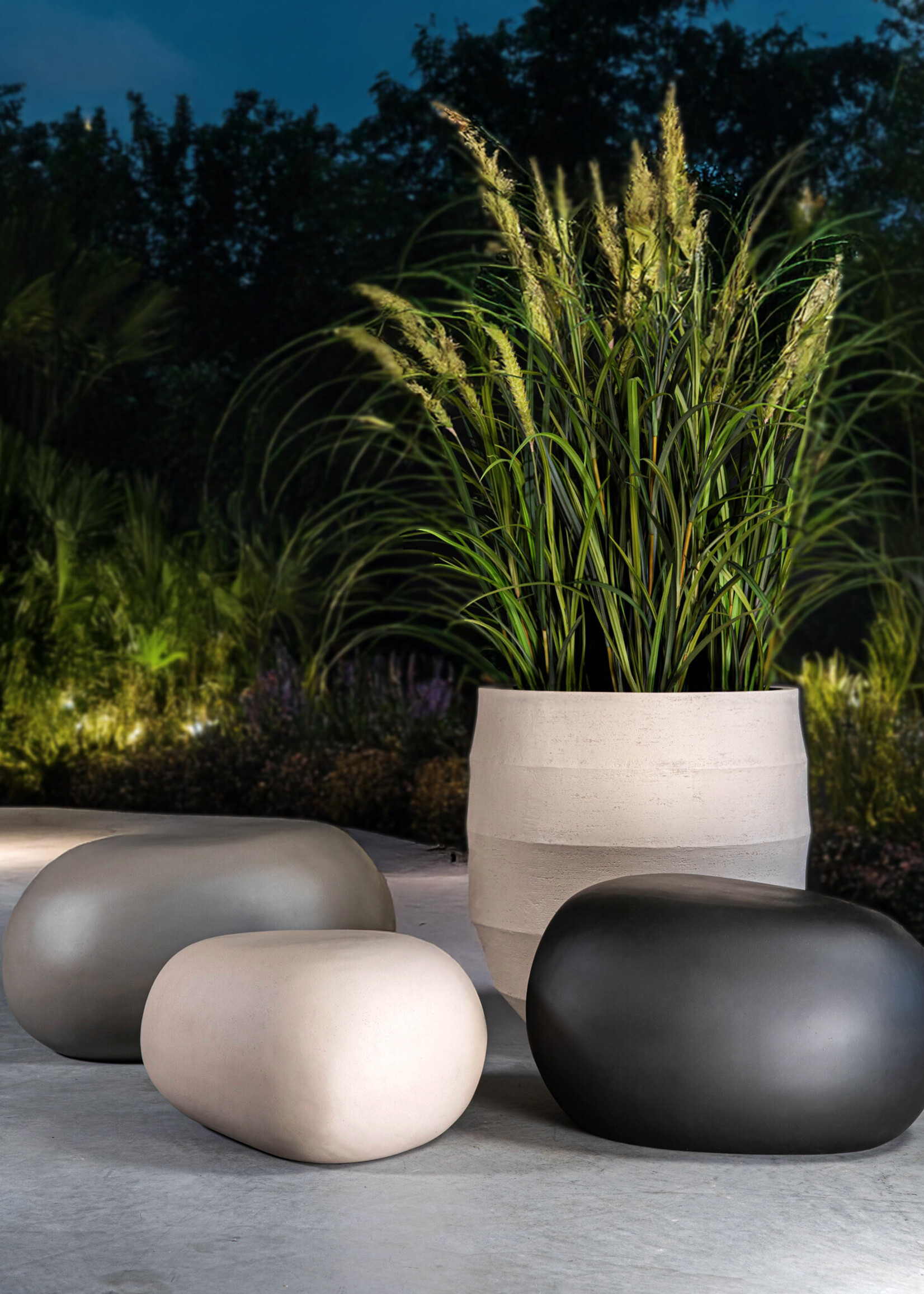 Luca Lifestyle - Dekoration Dekoration Element "Decoration Stone" Clay - Organic - Fiberglas