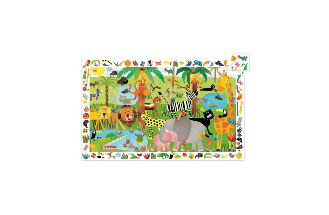 Observatie Puzzel - Jungle - 35 PCS