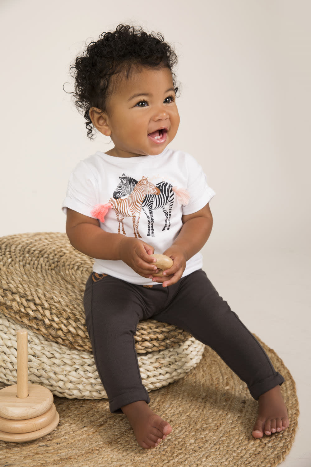 Girls Trousers - Smokey grey - E38228-35