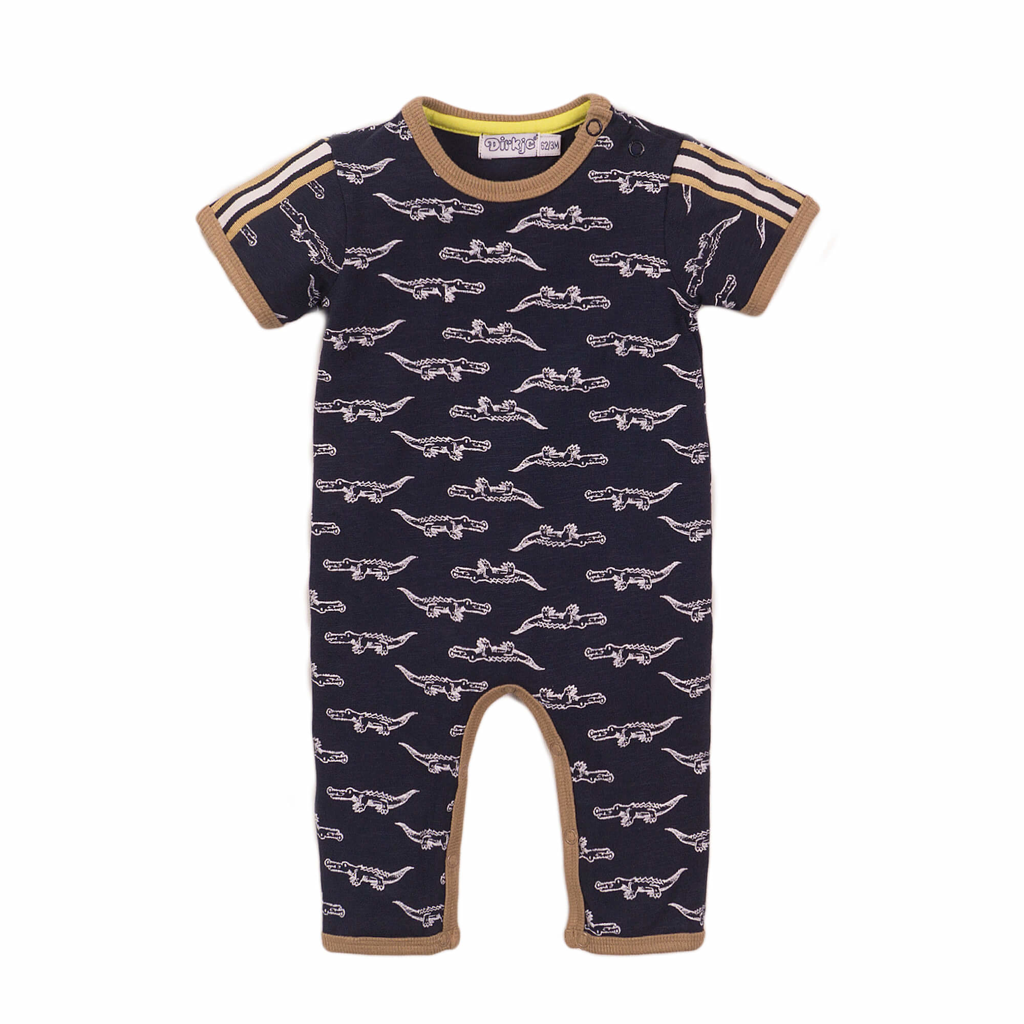 Boys 1 pce babysuit - Navy + aop - E38452-31