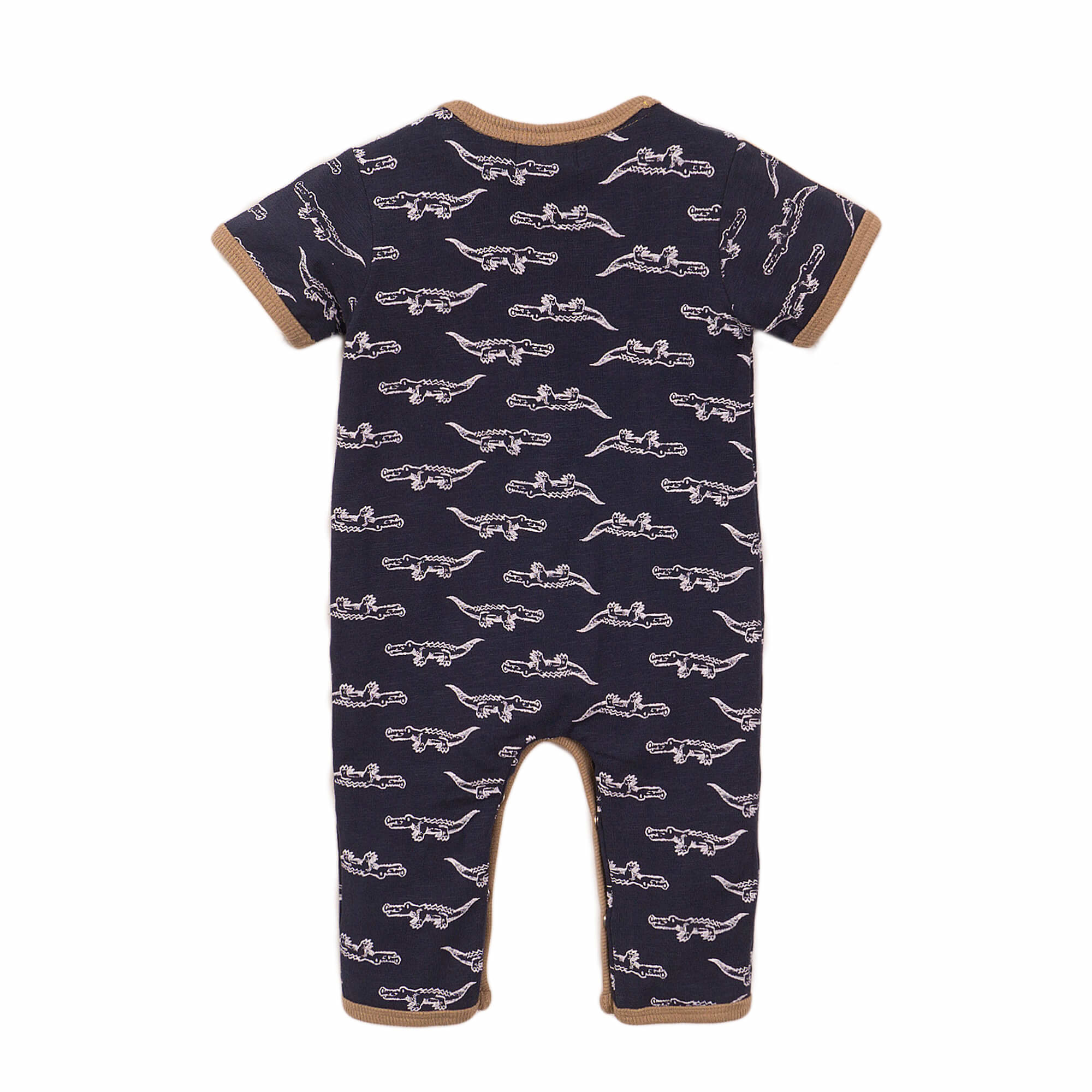 Boys 1 pce babysuit - Navy + aop - E38452-31
