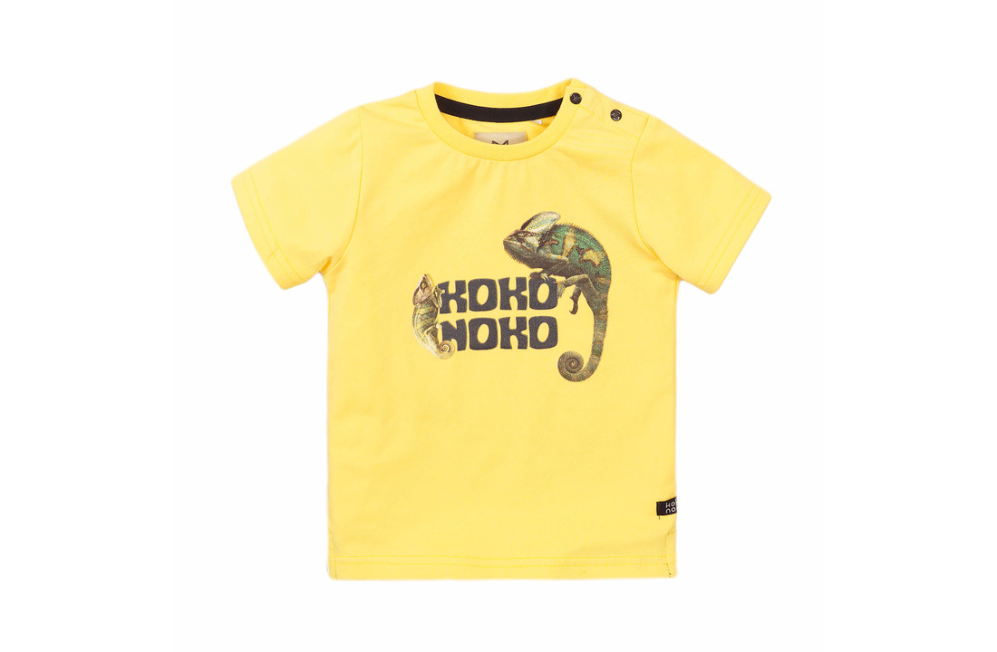 Boys T-shirt ss - Light yellow - E38823-37