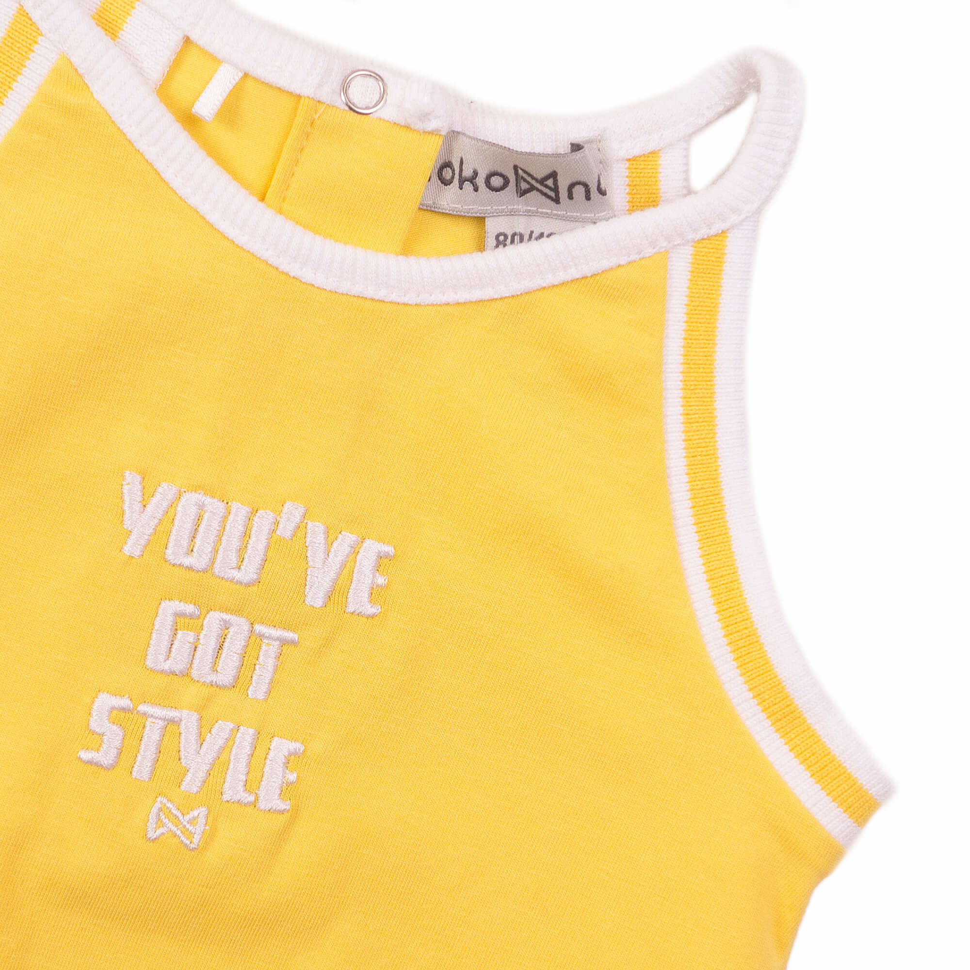 Girls T-shirt sleeveless - Yellow - E38935-37