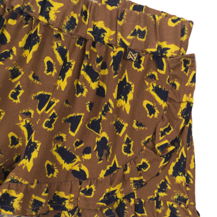 Girls Shorts - Camel + aop - E38941-37