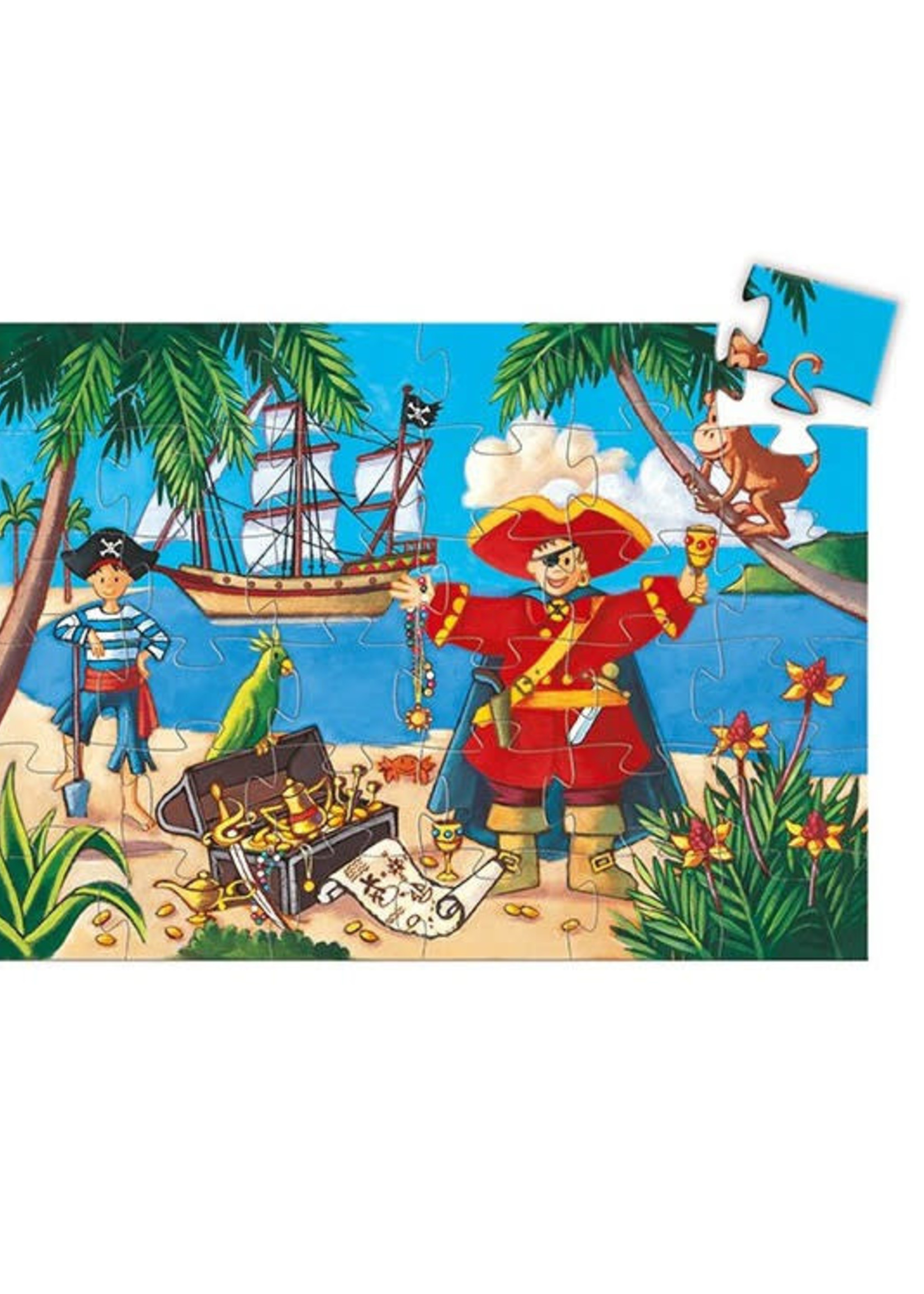 Djeco Piraat Puzzel - 36 PCS DJ07220