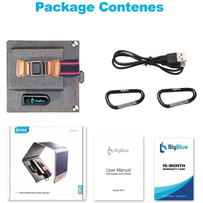 BigBlue 14W Solarladegerät