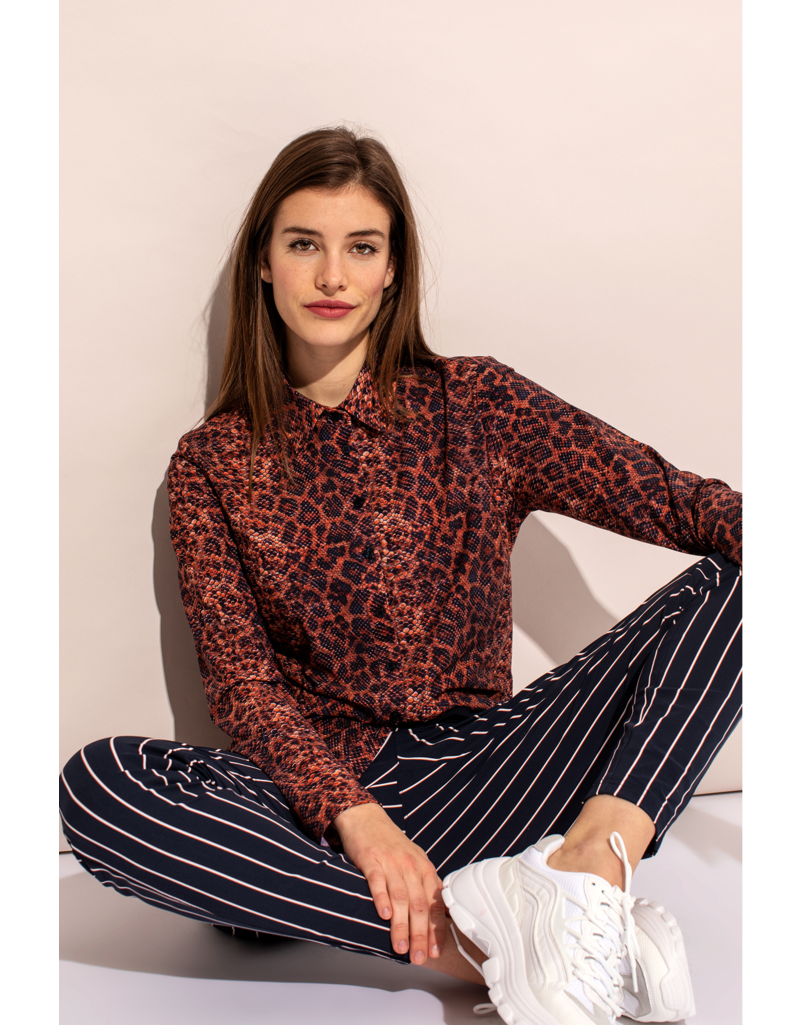 Studio anneloes poppy snake shirt 04238 - Nowtheshop
