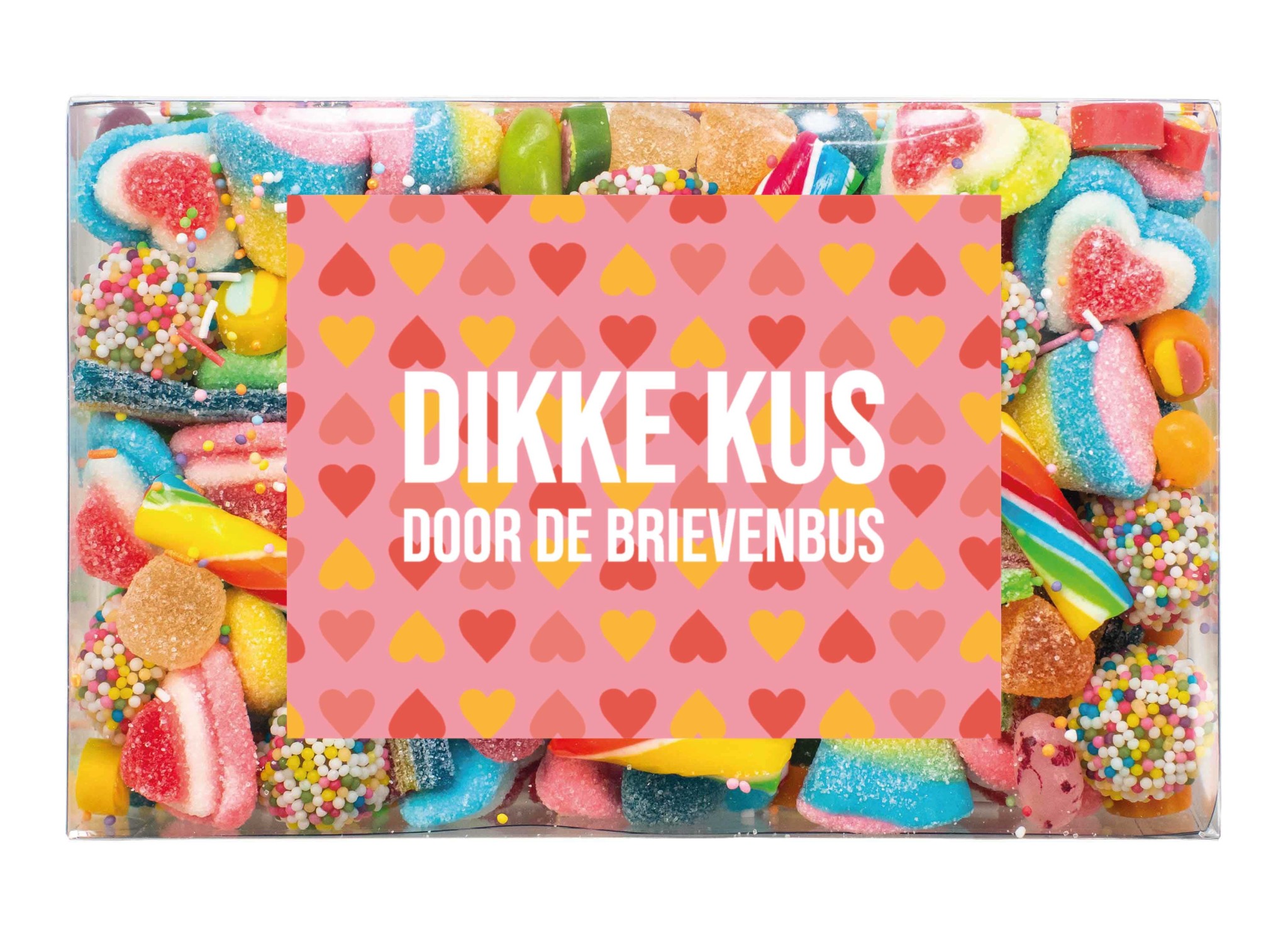 Snoepdoosje | Dikke kus door de brievenbus Snoepdoosje | Dikke kus door de brievenbus