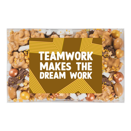 Doosje chocolade | Teamwork makes the dream work