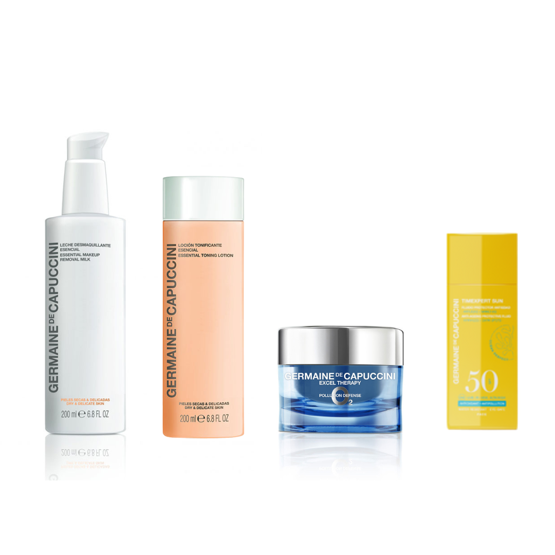 Essential routine voor de preventieve anti-aging voor de normale tot droge huid