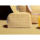 trousse de toilette à carreaux