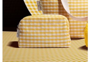 Checkered Kosmetiktasche